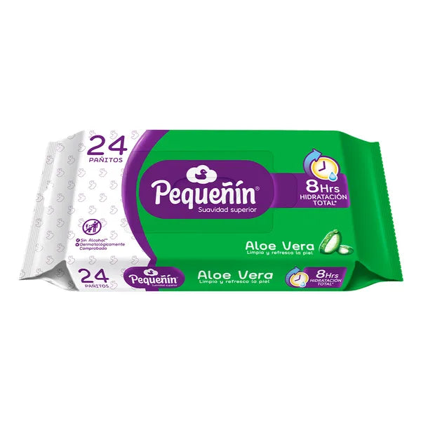 TOALL PEQUEÑIN ALOE X 24 UNIDA