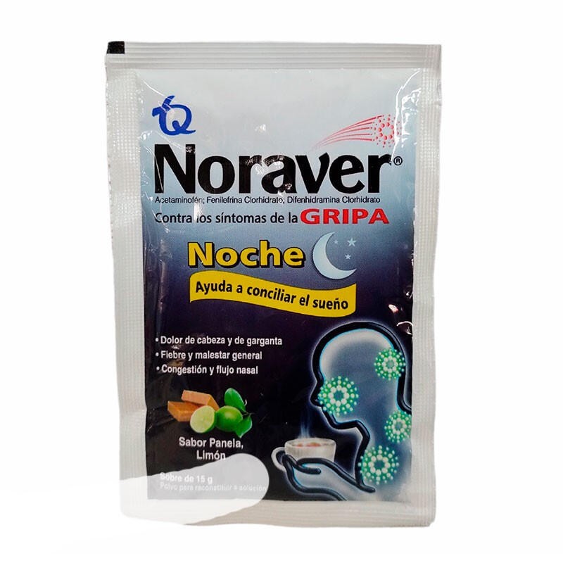 NORAVER GRIPA NOCHE X SOBRE