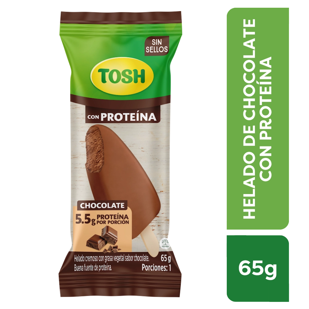 Paleta Tosh Chocolate Proteina 65gr
