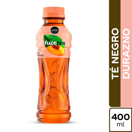 FUZE NEGRO DURAZNO PET 400ML