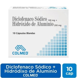 DICLOFENACO+HIDROXIDO 10 CAPS