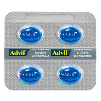 ADVIL GRIPA X 4 CAPSULAS