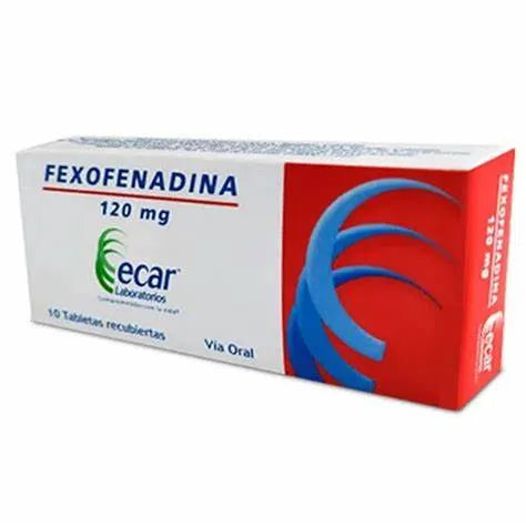 FEXOFENADINA 120MG 10 TAB