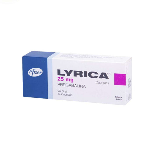 LYRICA 25 MG 30 CAP