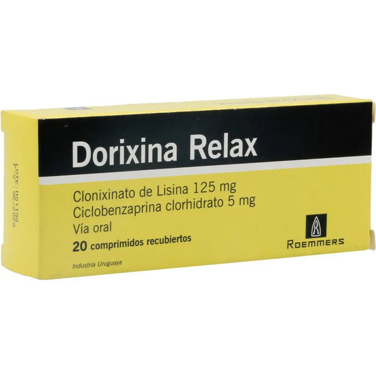 DORIXINA RELAX 125MG  X 20 TA
