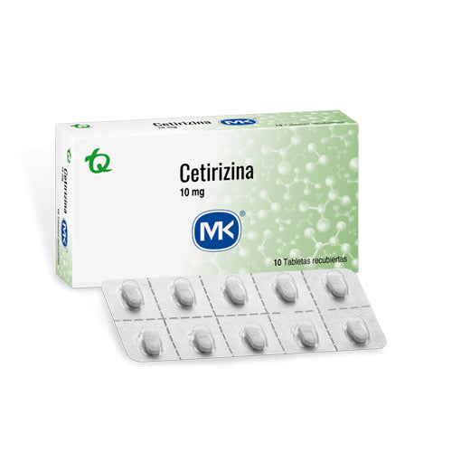 CETIRIZINA 10 MG X 10 TBS MK