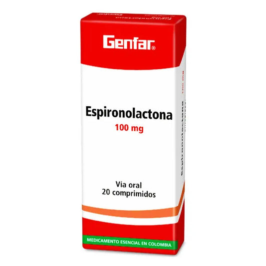 ESPIRONOLACTONA 100 X 20 TB GF