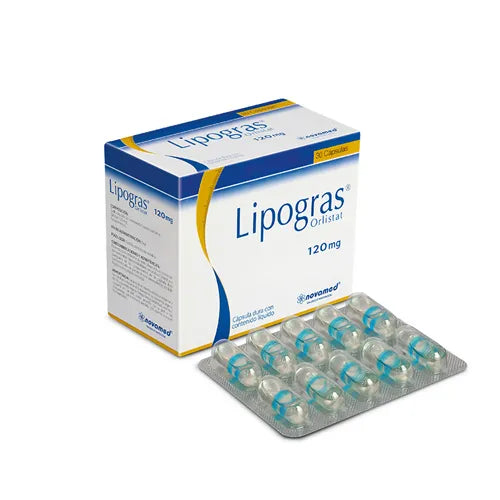 LIPOGRAS 120 MG 30 CPS