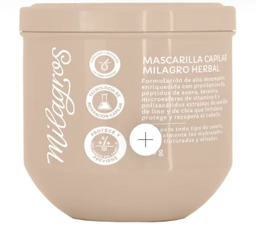 MASCARILLA CAPILAR MILAGRO HER