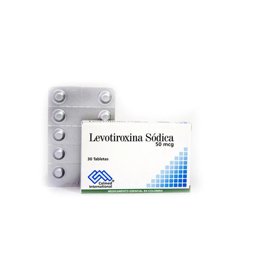 LEVOTIROXINA 50 MCG 15 TAB COLMED