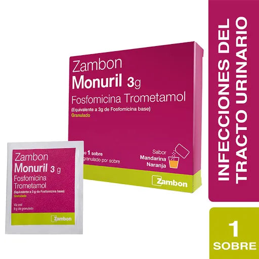 MONURIL 3 G.X  1 SOBRES ADULT