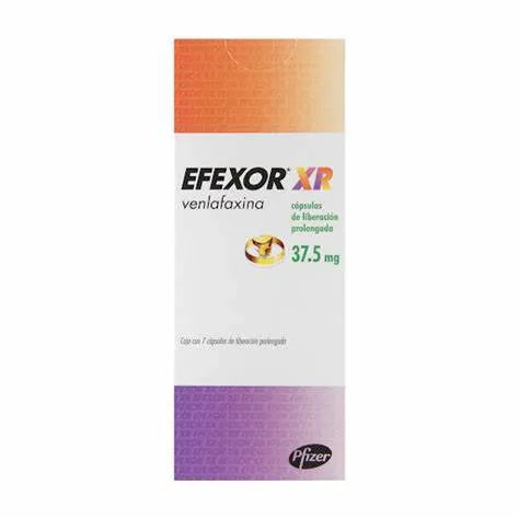 EFEXOR XR 37.5 MG. 7 CAPS.