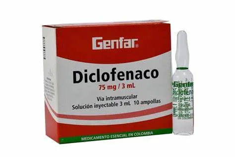 DICLOFENACO 75MG/3ML AMPOLLA
