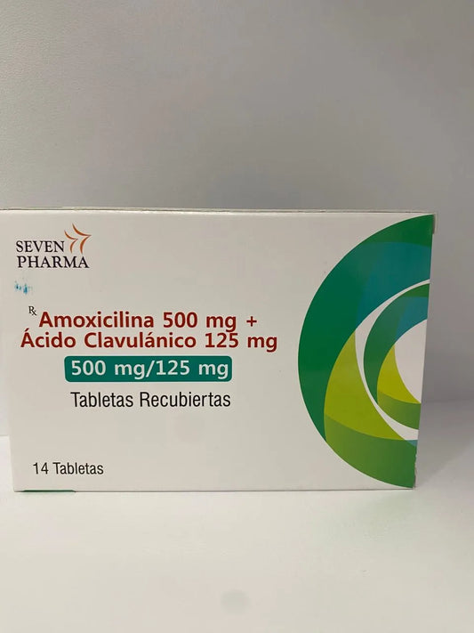 AMOXICILINA 500 MG +CLAVU 125MG 14TB