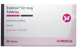 EUTIROX 50 MCG 50 TBS