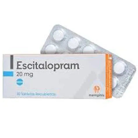 ESCITALOPRAM 20 MG X 30TBS MEM