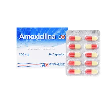 AMOXICILINA 500 MG 50 TBS AG