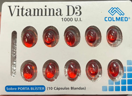 VITAMINA D3 1000U.I 10CPS