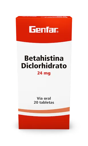 BETAHISTINA 24MG X 20 TBS GF