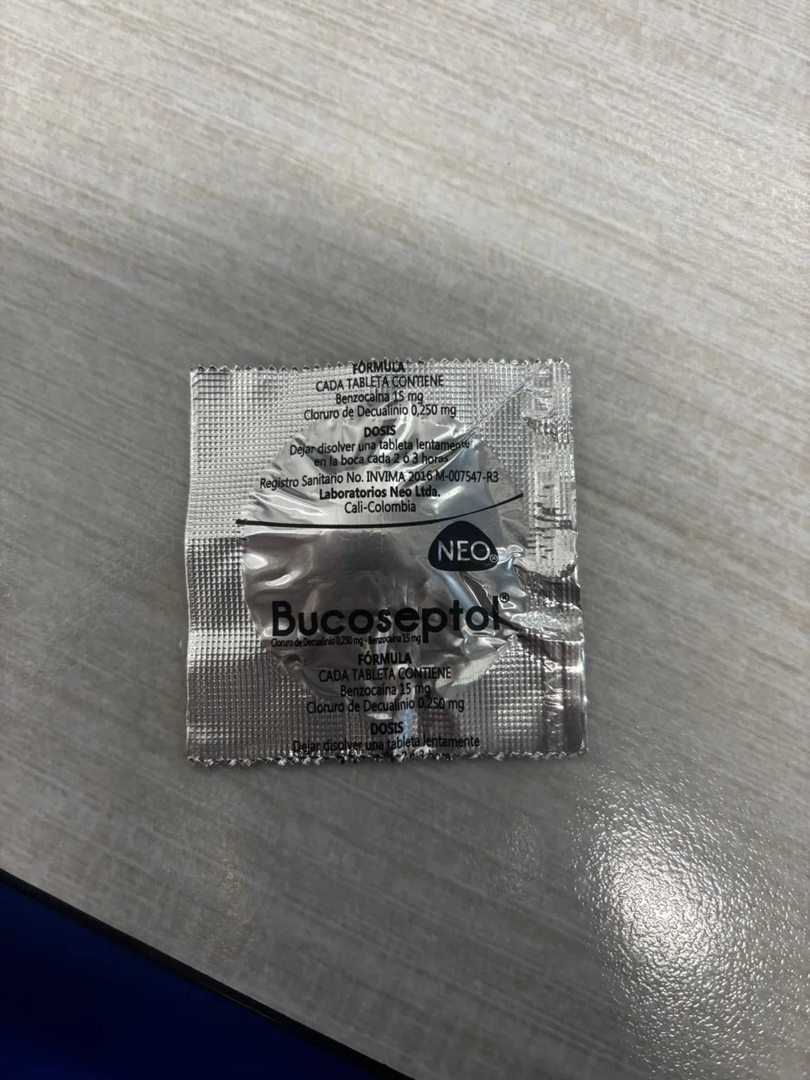 BUCOSEPTOL X 1 TBS