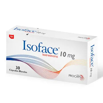 ISOFACE 10 MG X 30 UNID