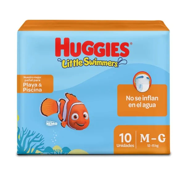 PAÑAL HUGGIES PISCINA MG X 10