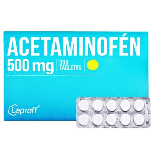 ACETAMINOFEN 500 MG 10 TBS LP