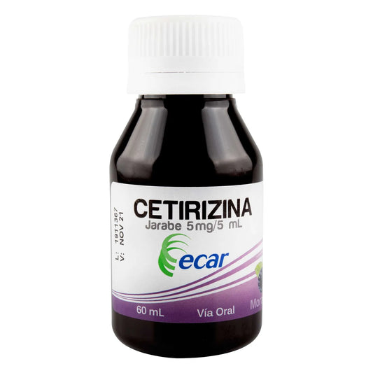 CETIRIZINA  JARABE X 60ML ECAR