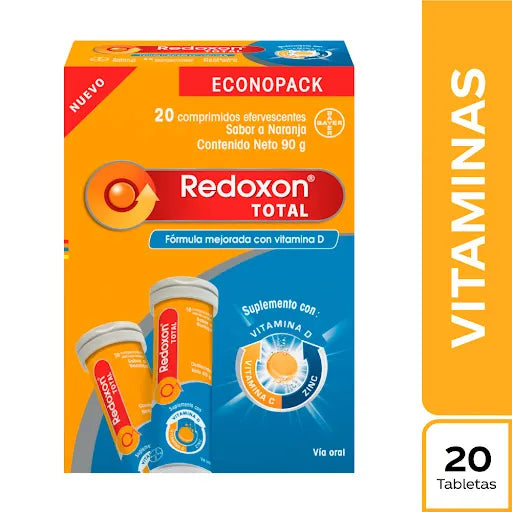 REDOXON TOTAL + ZIN X 2 FRASCO