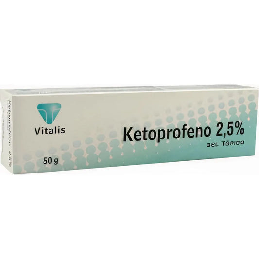 KETOPROFENO 2.5 % GEL TOPICO V