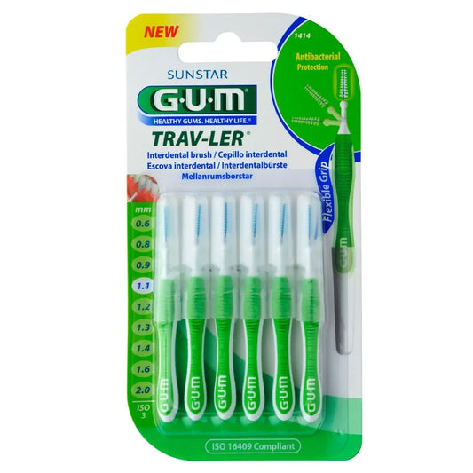CEPILLO INTER GUM 1.1 MM 6 UND
