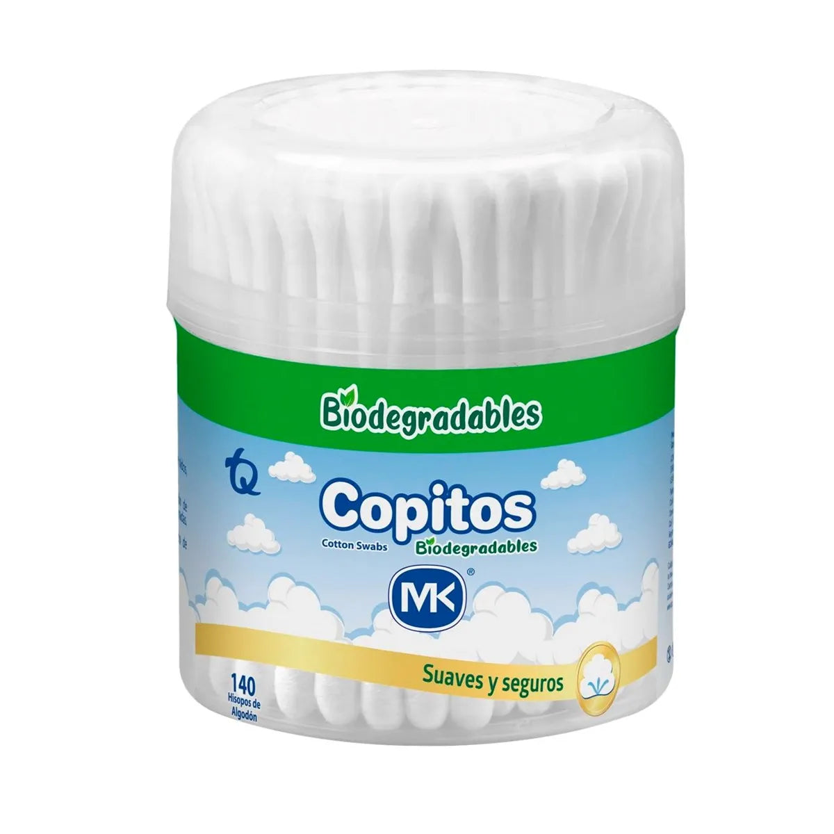 COPITOS BIODEGRADABLES 140 UND