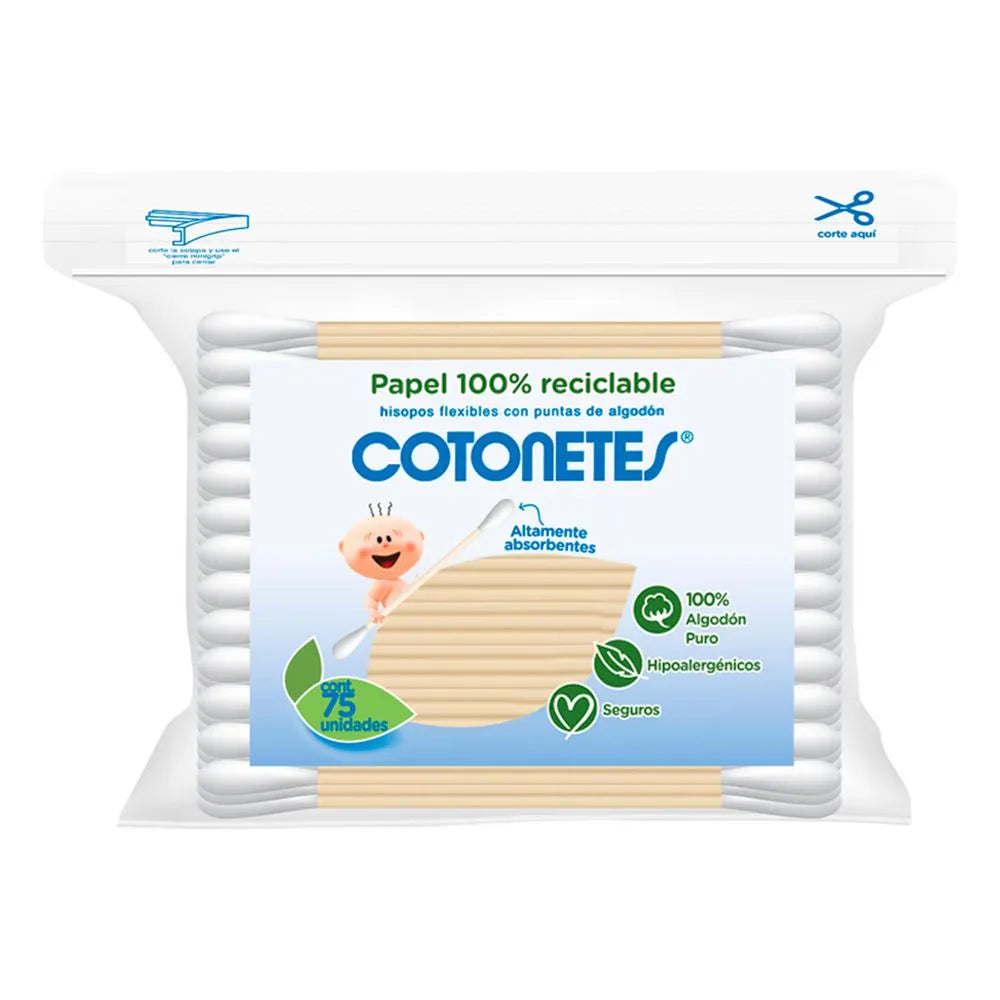 COTONETES HISOPOS 75 UND