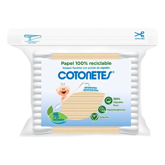 COTONETES HISOPOS 75 UND