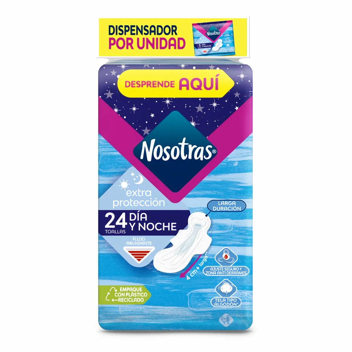 TOALLAS NOSOTRAS EXTRAPROTECCION X 24 UNID(PRODUCTOS FAMILIA)