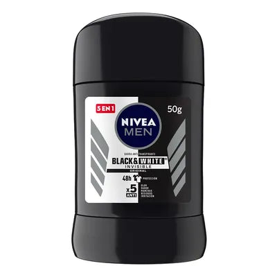 DTE NIVEA BARRA B&W 50G MEN