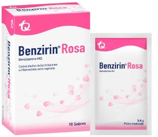 BENZIRIN ROSA 10 SOBRES/UNIDAD
