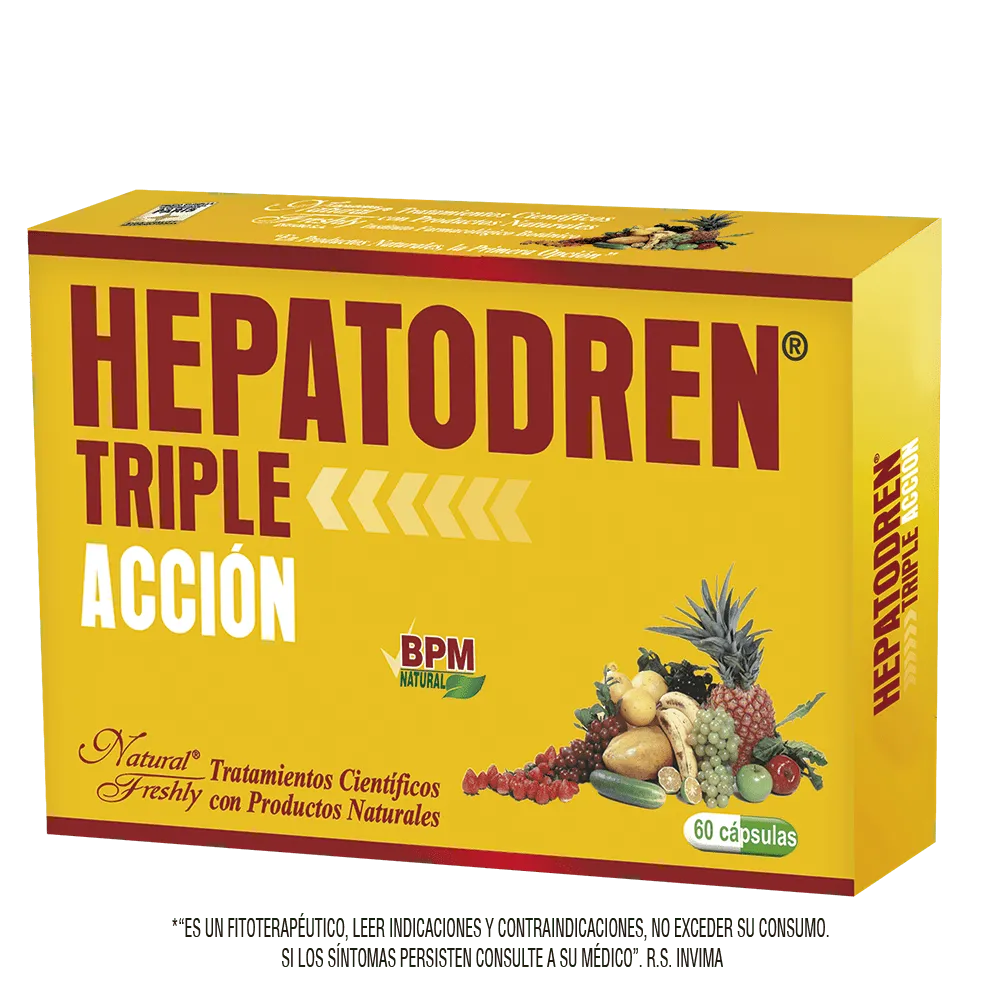 HEPATODREN 60 CAPSULAS