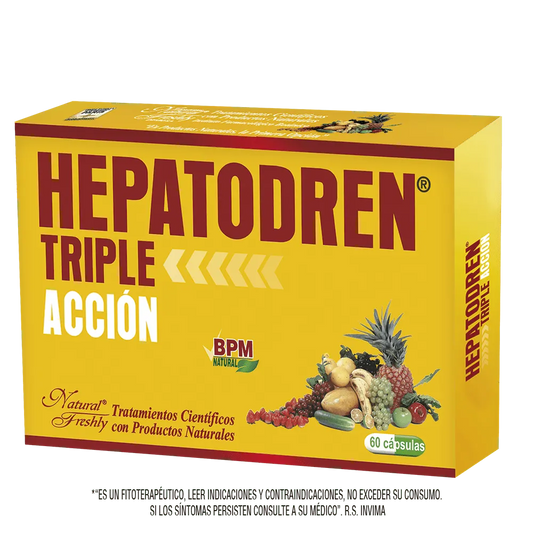 HEPATODREN 60 CAPSULAS
