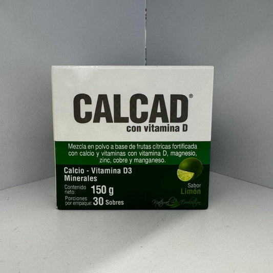 CALCAD CON VITAMINA D EFERVECENTE 5 GR 30 SBS