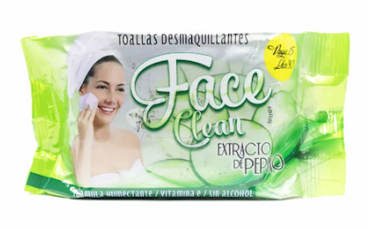 TOALL/DESMAQ/FACE CLEAN PEPINO