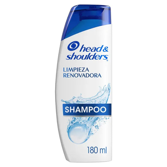 SHAMPOO HEAD-SHOULDERS LIMPIEZA RENOVADORA 180ML