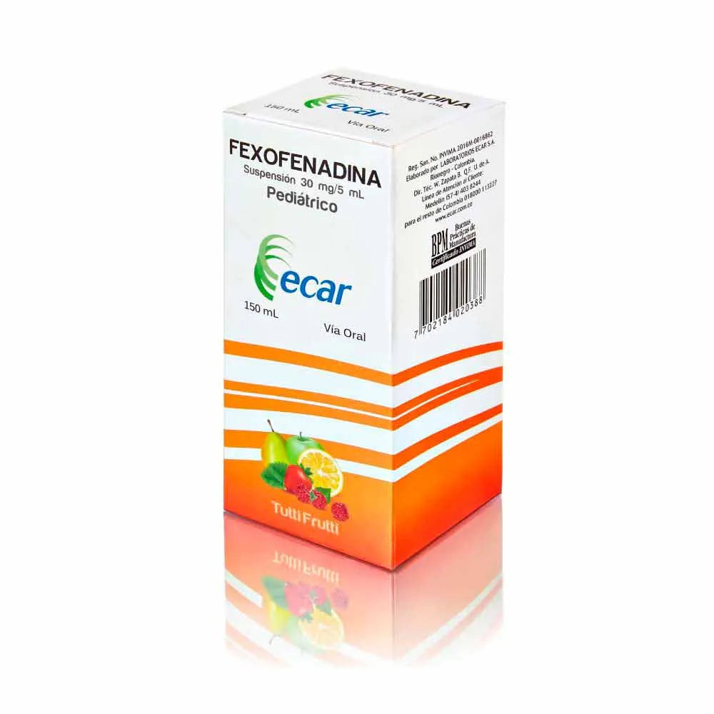 FEXOFENADINA 30MG75ML SUSP PEDIATRICA