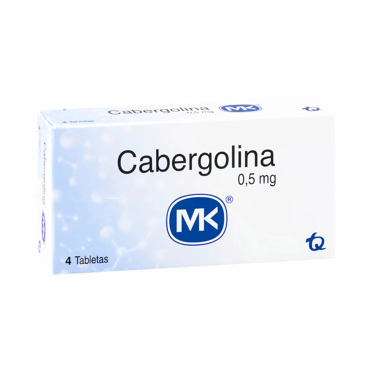 CABERGOLINA 0.5 MG 4 TBS MK