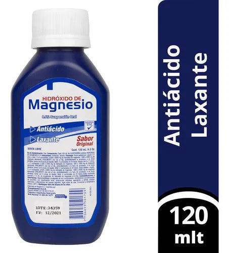 HIDROXIDO DE MAGNESIO 120 ML