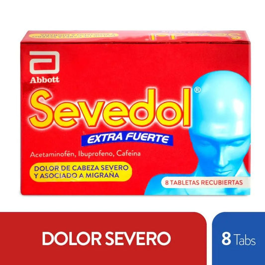 SEVEDOL EXTRA FUERTE X 8 TBS