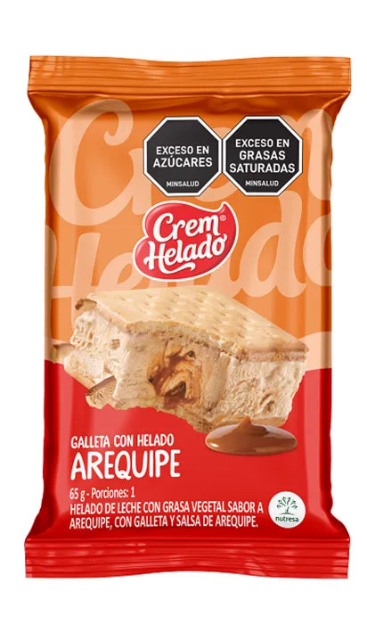 GALLETA CON HELADO AREQUIPE 65 GR