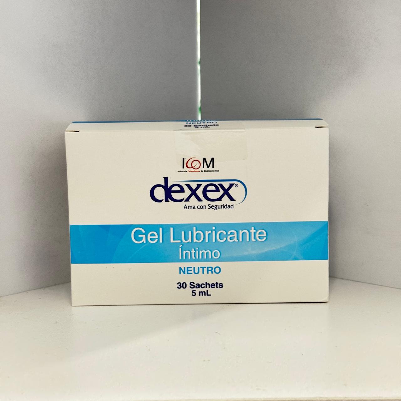 GEL LUBRICANTE INTIMO DEXEX  5 ML 30 SACHETS
