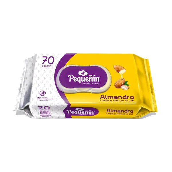 PAÑITOS PEQUEÑIN ALMENDRA 70