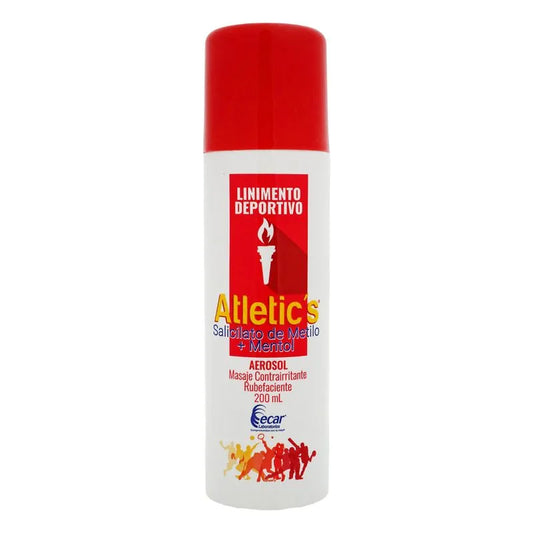 ATLETICS LINIMENTO DEPORTIVO EN AEROSOL 200ML (ECAR)